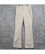 Levis Pants Womens 29x32 Cream Corduroy 725 High Rise Bootcut Boho - $39.55