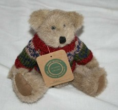 Boyds Bears Sven Teddy Bear 9&quot; Knit Sweater Plush Stuffed Soft Toy Archi... - $12.00