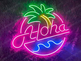 Aloha | LED Neon Sign - £135.89 GBP+