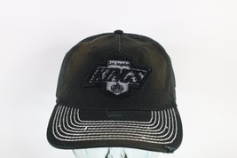 New Fanatics Distressed Los Angeles Kings Hockey Spell Out Cotton Dad Hat Cap - £18.65 GBP