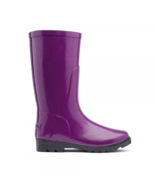 Columbia Children&#39;s Downpour Plum Black Purple Rubber Rain Boots Shoe Si... - £23.28 GBP