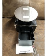 Recessed Floor Electrical Outlet Kit, Circular Hidden Duplex 20A Tamper-... - $24.74