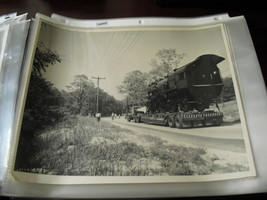 Vintage Train Photograph Locomotive on Truck LOOK - £14.69 GBP