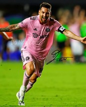 Lionel Messi Signed Poster Photo 8X10 Rp Autographed Picture Inter Miami Soccer - £15.94 GBP