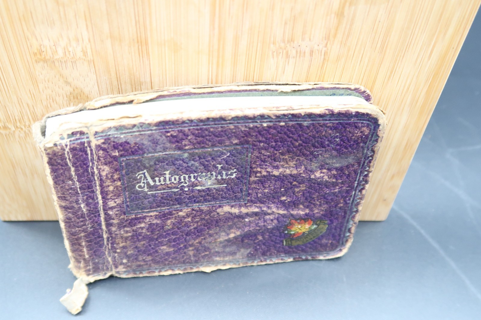 Antique Autograph Booklet Montreal Canada Souvenir Unknown Signatures Unusual Item image 4