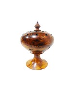 Brûle-encens traditionnel artisanal en bois de Thuya - $1,778.54 MXN