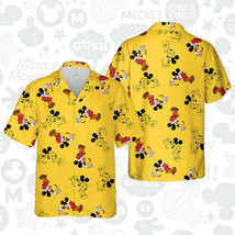 Funny Mickey Mouse Disney Character Cartoon Themed Aloha Hawaiian Shirt - £8.20 GBP+