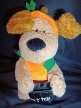 Avon Halloween Pumpkin Dog Animated &amp; Musical &quot;We Got The Treats&quot; Puppy Plush - £11.18 GBP