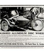 Stuart Olver Holtz Aluminum Disc Wheels 1925 Advertisement Motorcycle DW... - $545.74 MXN