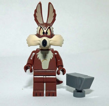 Building Block Wile E. Coyote Looney Tunes Cartoon Minifigure Custom Toys - £4.79 GBP