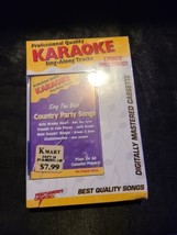 Professional Quality Karaoke Sing - Along tracks Cassette TAPE BRAND NEW - £14.78 GBP