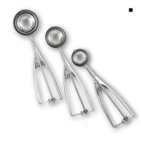 3 Piece Set Scoops Stainless Steel; Scoop Ice Cream, Meatballs, Muffins ... - £67.25 GBP