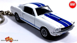 RARE KEYCHAIN 65/66/67 WHITE SHELBY MUSTANG GT350 FORD CUSTOM Ltd GREAT ... - $57.98