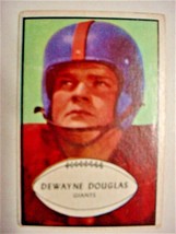 1953 Bowman #65 Dewayne Douglas-vg+-New York Giants - $10.00