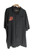 Nike Dri-Fit Mens Black Button-Up Shirt XXL Polyester/Spandex Made In In... - $53.89 CAD