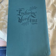 ESV The Enduring Word Bible-Teal Imitation Leather Over Board Book Tabs - £29.53 GBP