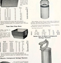 1922 N.T. Bushnell Shop Box Garbage Cans Advertisement Catalogue Hardwar... - $562.94 MXN