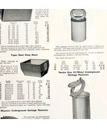 1922 N.T. Bushnell Shop Box Garbage Cans Advertisement Catalogue Hardwar... - $552.13 MXN