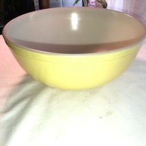 Large Yellow Pyrex Mixing Bowl 10&quot; W - $37.49