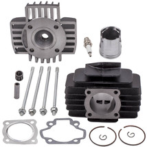 Cylinder Piston With Gasket Set 60cc Big Bore Top End Kit for Yamaha PW50 81-09 - £30.49 GBP