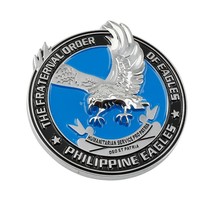 Philippine Eagles Metal 3D Car Emblem Round Trunk Front Hood Decals 1PCS - £9.73 GBP