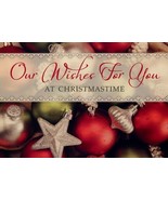 Our Wishes For You At Christmastime - Christmas Greeting Card - 21151 - £2.23 GBP