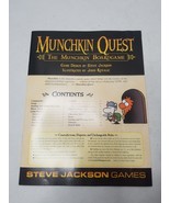 Full Instruction Manual for The 2010 Munchkin Board Game  MagBox - £7.43 GBP