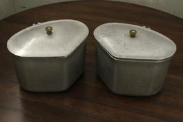 Vintage Kitchen Lot Super Maid Cast Aluminum Cookware Pots Green Bakelite Knobs - £19.71 GBP