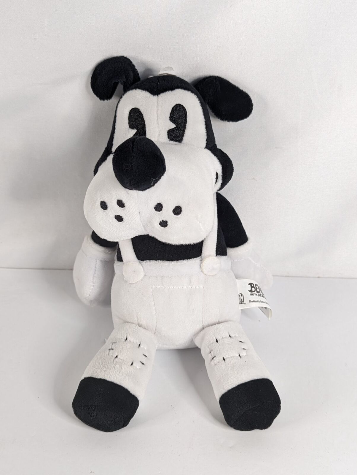 Primary image for BENDY AND THE INK MACHINE - BORIS THE WOLF Black and White Plush 9”