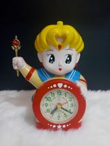 Vintage Quartz Sailor Moon Alarm Clock Tested &amp; Working **MISSING HAIR &amp;... - €38,18 EUR