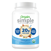 USDA Organic Simple Plant Protein Powder, Chocolate Peanut Butter Cup, 32.6 Oz - $56.94