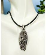 Ebros Magic Crystal Slumber Onyx Dragon Pendant Jewelry Necklace Lead Free - $16.99