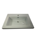 Artceram GAP 71 GPL002 Encased Sink 71 x 51 Glossy White Bathroom Water ... - $3,462.84 MXN