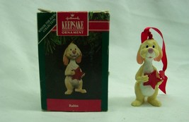 Vintage Hallmark Winnie the Pooh RABBIT with Star 3&quot; CHRISTMAS TREE ORNA... - £15.48 GBP
