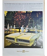 1968 Vintage Print AD-GM Pontiac GTO-Wide-Track-Hardtop-Yellow-V8-3 Spee... - $251.46 MXN