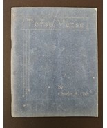 Terse Verse By Charles A Galt 1943 First Ed Blue Flocked Softcover Wraps... - $77.46 CAD
