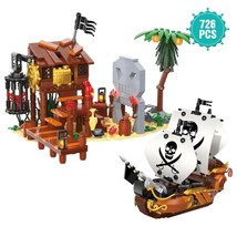 725PCS Pirates Building Sets with Pirates Boat And Island House Building... - $24.99