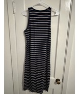 Torrid Blue Striped Bodycon Fitted Midi Dress Size Large (0) - $27.99