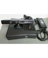 Xbox 360 SLIM Model 1439 Black System Console w/Kinect &amp; Power Brick Wal... - £93.48 GBP