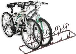 Bike Stand Rack Bicycle Floor Holder Outdoor Garage Storage Parking Adju... - £51.65 GBP