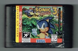 Sega Genesis Sonic The Hedgehog 3 vintage game Cart Only Mega Hit Series - £32.76 GBP