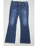 Seven 7 Jeans Womens Boot Cut Stitching Bling Studded Pockets Mid Rise 32x30 - $22.35