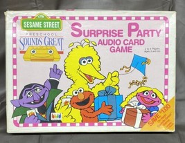 Vintage Sesame Street Suprise Party Audio Card Game - £7.43 GBP