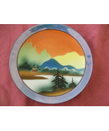 Vintage Noritake Lusterware Plate Hand Painted from Japan circa 1950's - $15.00