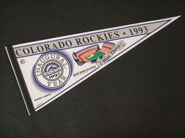 Colorado Rockies Inaugural Year 1993 Pennant Mile High Stadium I Was There LE - £3.87 GBP