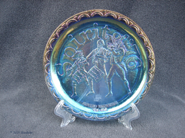 Blue SPIRIT OF &#39;76 Tiara Bicentennial 1776-1976 Commemorative Plate Fife &amp; Drum - £7.86 GBP