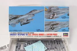 Hasegawa Aircraft Weapons VII US Special Bombs Lantirn Pods 1:72 Scale Model Kit - $11.69