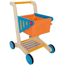 Award Winning Hape Kid's Wooden Shopping Cart Multi, L: 16.9, W: 11.8, H: 19.8 i - £76.29 GBP