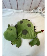 Jellycat Cushkin Green Dragon Stuffed Animal Plush Dinosaur Weighted New... - £47.18 GBP