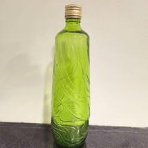 Vintage Gallo Flavor Guard Green Glass Bottle Original Lid #1205 Art dec... - $49.01